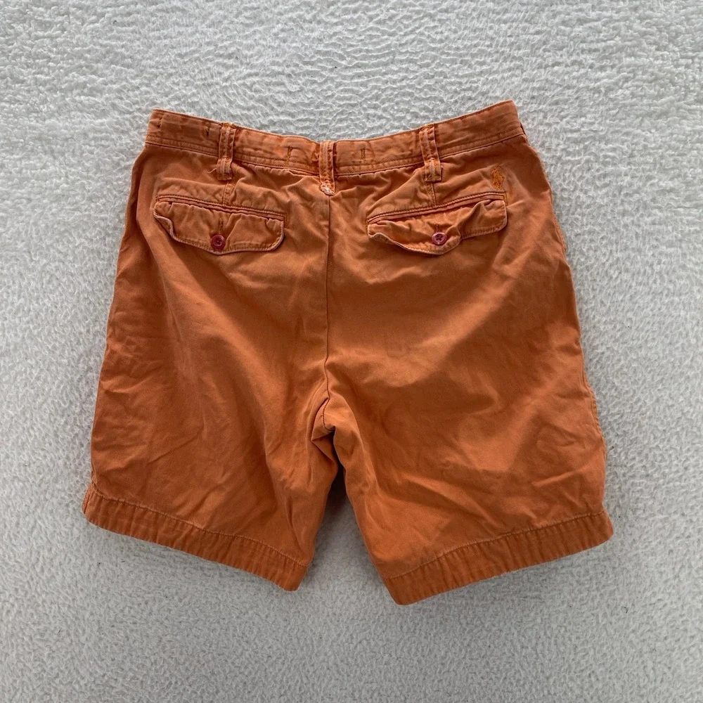 Polo Ralph Lauren Shorts Mens 32 Orange Relaxed Fit Chino 9